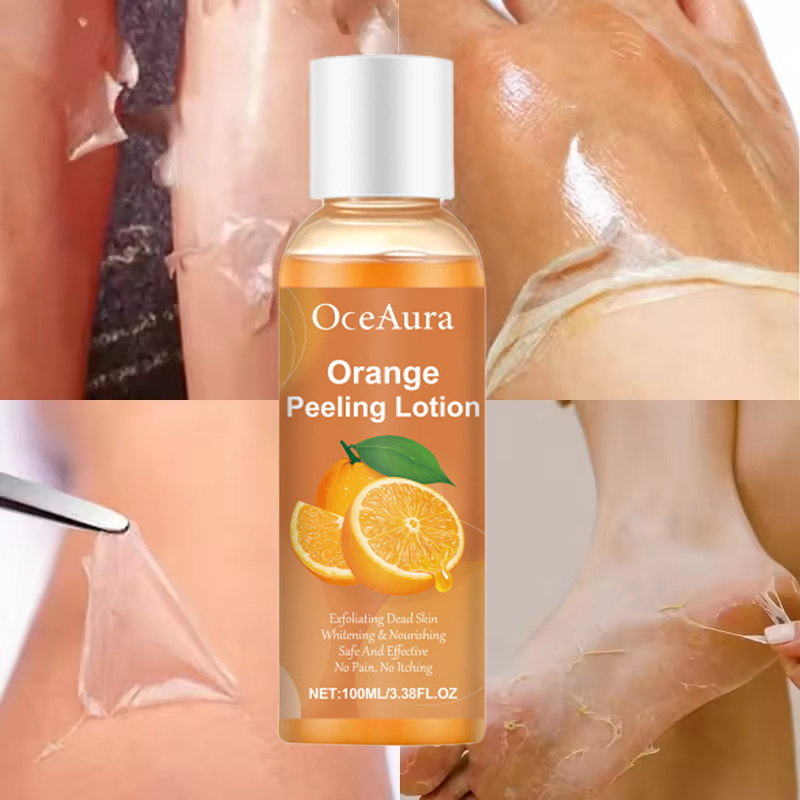 Aha Bha Exfoliant - Gentle Peel-off Body Oil, Orange Exfoliating