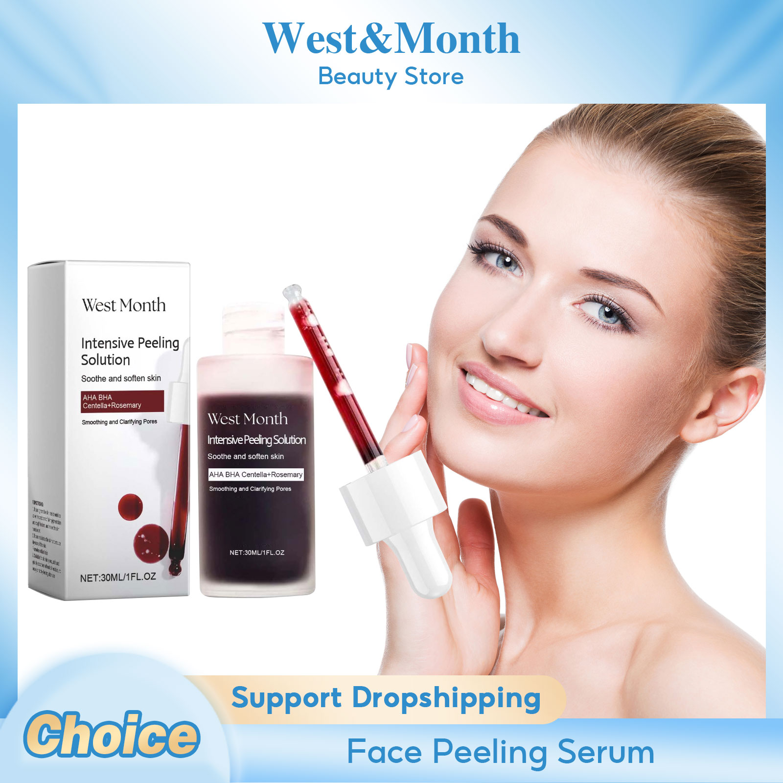 Aha Bha Exfoliant - Peeling Face Serum Fruit Acid AHA