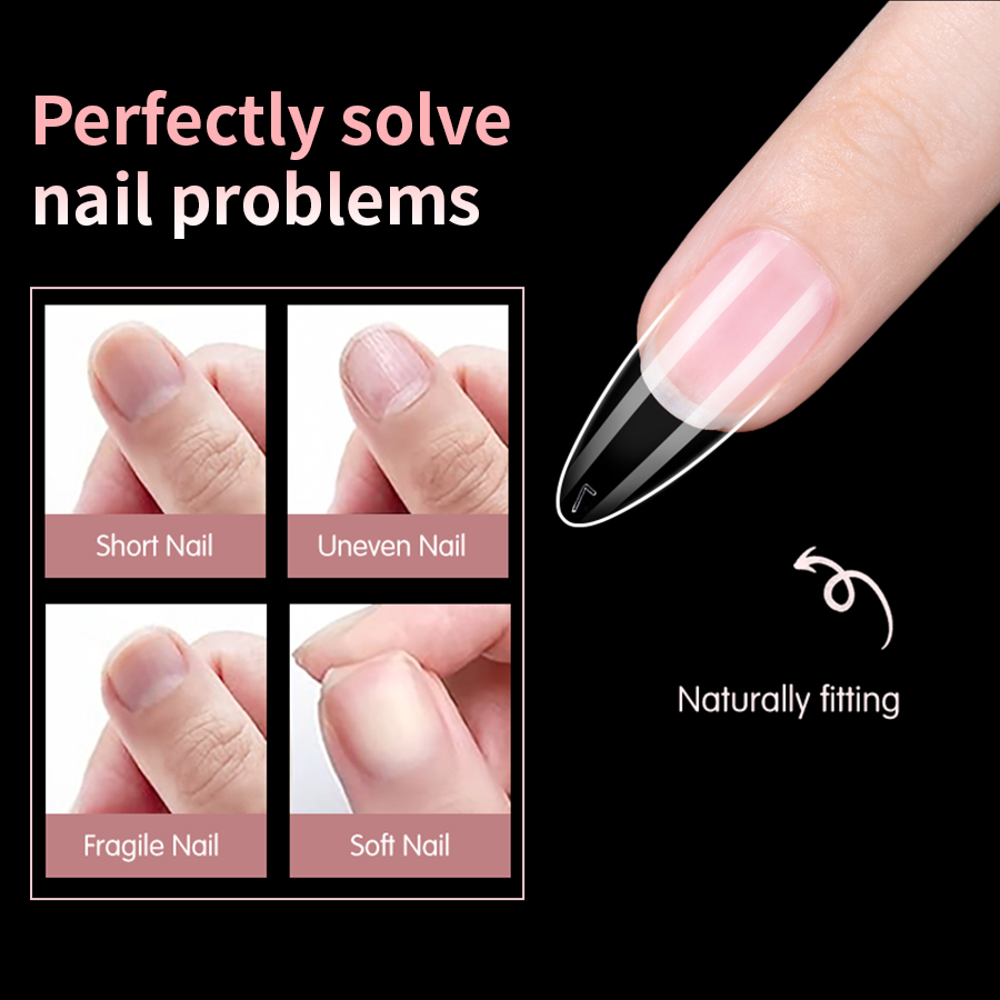 RSNAIL 1/2box Press On Nails W - Cucumber Cooling Gel ulasan dan harga