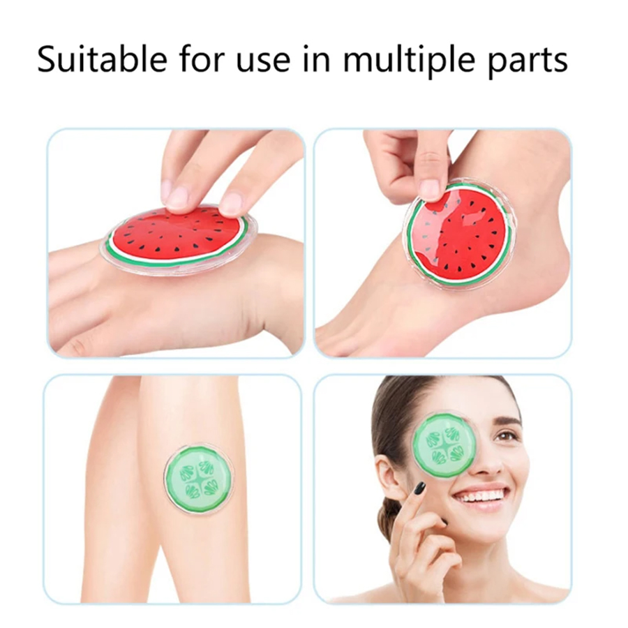 Fruit-Themed Reusable Gel Eye  - Cucumber Cooling Gel ulasan dan harga