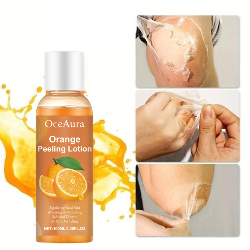 Gentle Peel-off Body Oil, Oran - Aha Bha Exfoliant ulasan dan harga