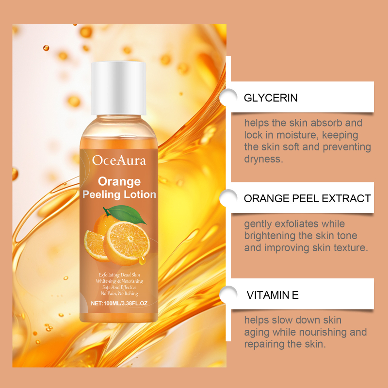 Gentle Peel-off Body Oil, Oran - Aha Bha Exfoliant ulasan dan harga