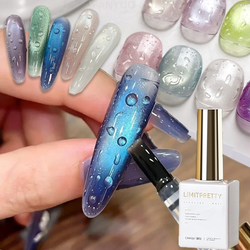 Water Drop Nail Gel Set 3D Cry - Cucumber Cooling Gel ulasan dan harga