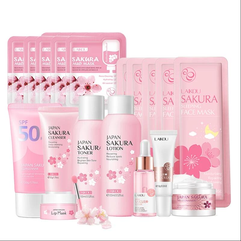 Japan Sakura Facial Cleaner Ko - Aha Bha Exfoliant ulasan dan harga
