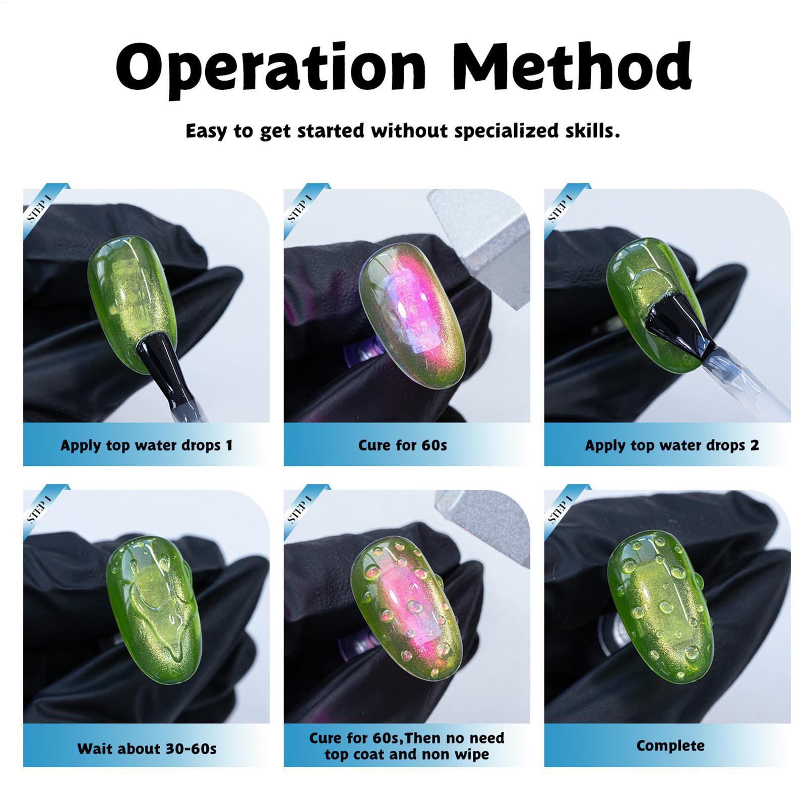 3D Water Droplets Top Coat Gel - Cucumber Cooling Gel ulasan dan harga