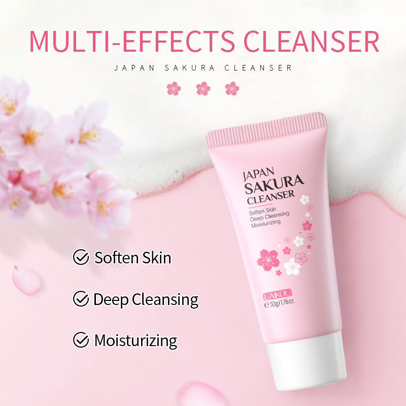Sakura Facial Cleaner Korean F - Aha Bha Exfoliant ulasan dan harga